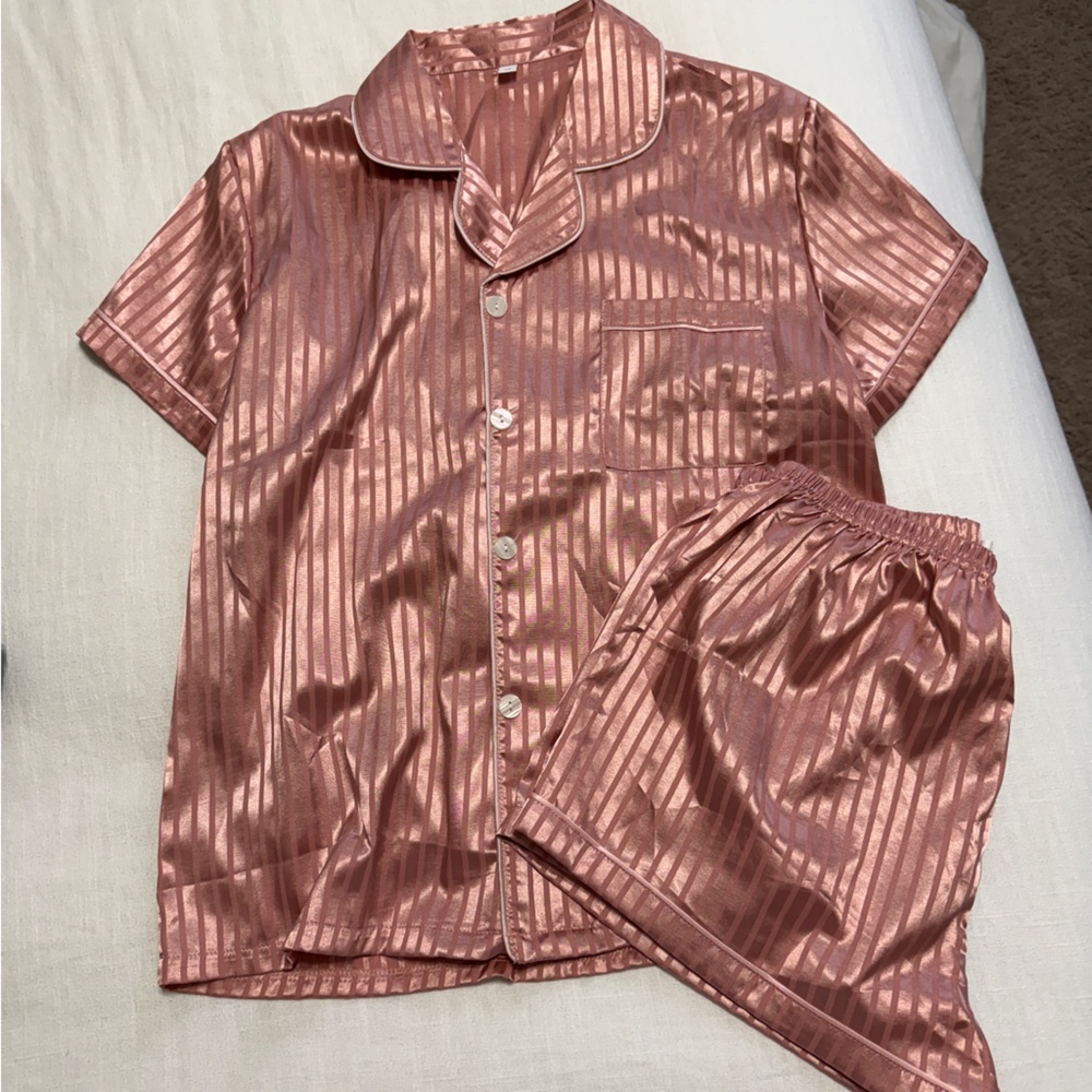 Satin pajama set